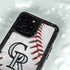 MLB Colorado Rockies Game Ball iPhone 15 Pro Waterproof Case